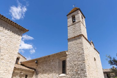 Saint Paul de Vence Ortaçağ Kilisesi Alpes Denizcilik Bölümü, Provence Alpes Cote dAzur Bölgesi, Güneydoğu Fransa.