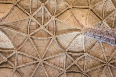Tavan Hieronymus Manastırı, tourits Belem Lizbon, Portekiz için popüler bir yer