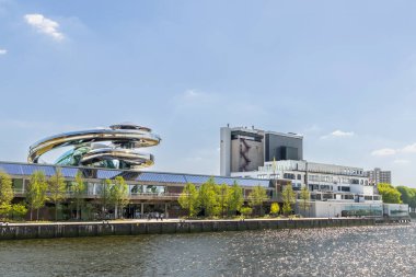 View at Fenix museum an art museum about migration opend in may 2025 in Rotterdam port city in South-Holland the Netherlands