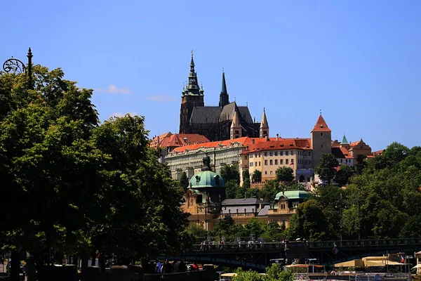 Prag Merkezindeki Eski Prag Kalesi — Stok fotoğraf