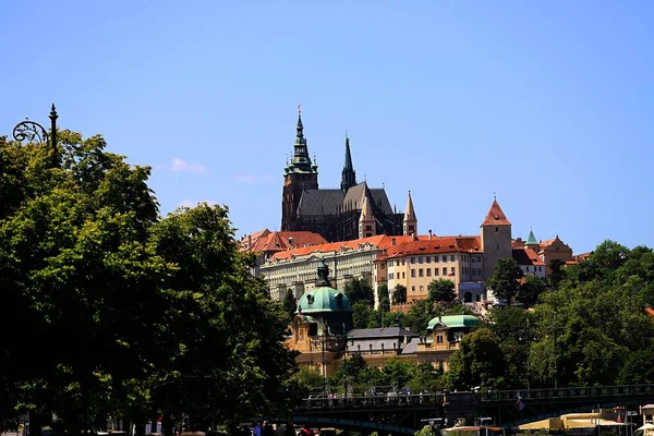 Prag Merkezindeki Eski Prag Kalesi — Stok fotoğraf