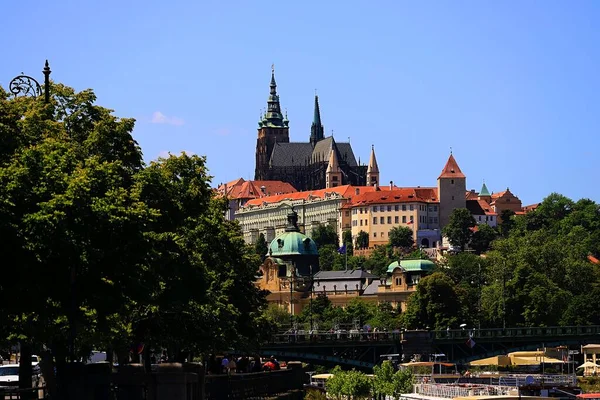 Старий Замок Прага Центрі Праги — стокове фото