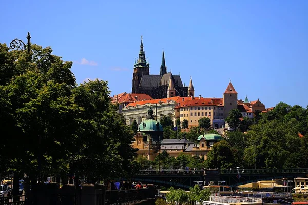 Старий Замок Прага Центрі Праги — стокове фото