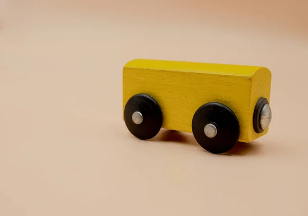Toy Train Wagons Isolated Background — Stock Photo, Image