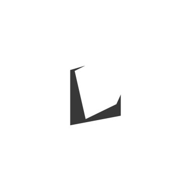 Alfabe harfleri Baş harfleri Monogram logosu LL L