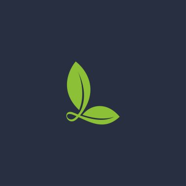 LL, L, soyut ilk monogram harf logosu tasarımı
