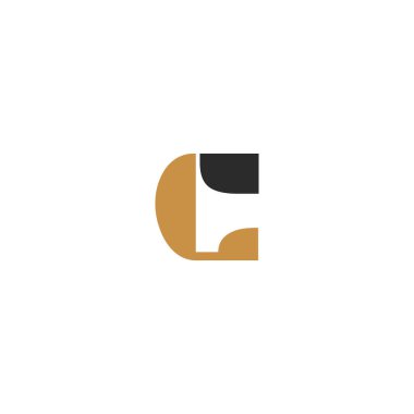 CL, LC, Abstract initial monogram letter alphabet logo design