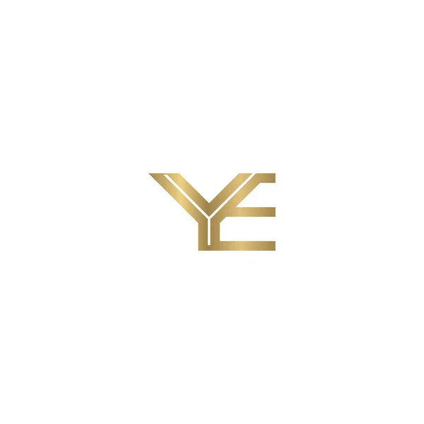 創造的な抽象的な手紙目のロゴデザイン リンク文字 Eyロゴデザイン — ストックベクタ