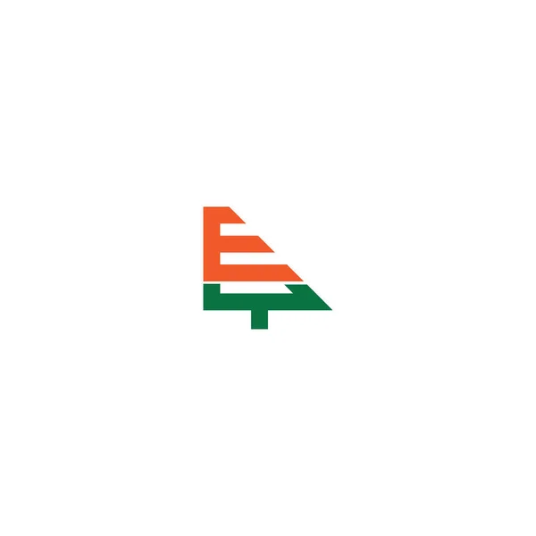 Creative Abstract Letter Logo Design Linked Letter Logo Design — Stock vektor