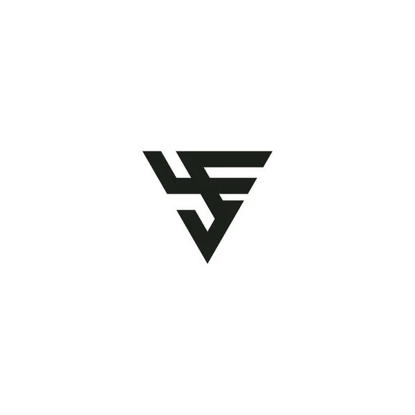 Abstract Initial Monogram Letter Alphabet Logo Design — Stockvector