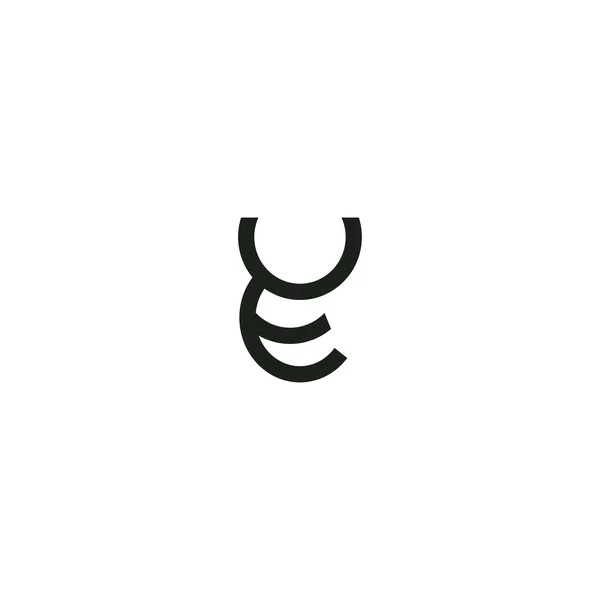 Abstract Initial Monogram Letter Alphabet Logo Design — Stockvektor