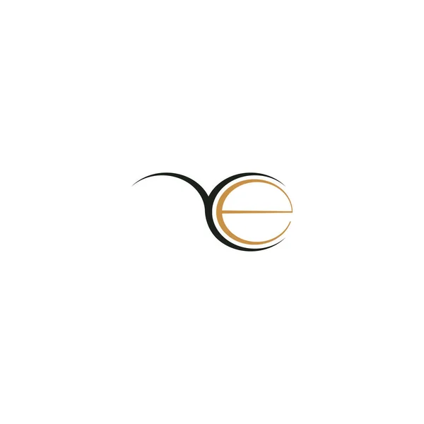 Creative Abstract Letter Logo Design Linked Letter Logo Design — Vector de stock