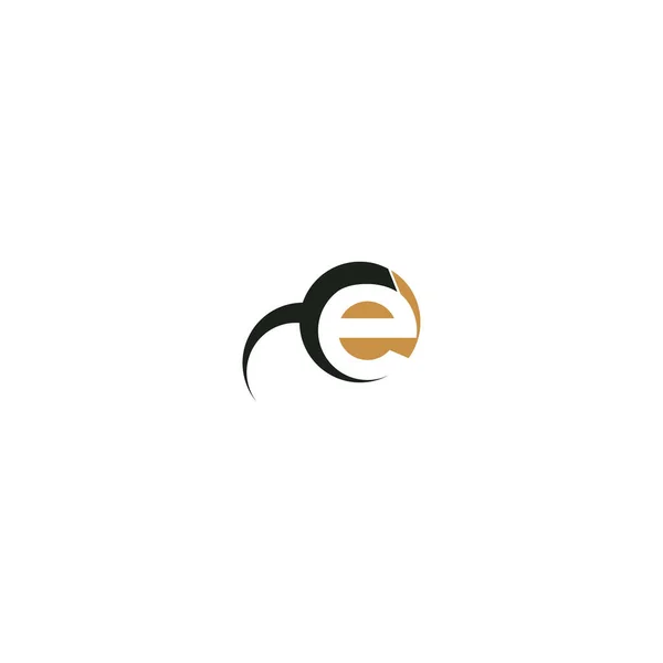 创意抽象字母Ye标志设计 连字符Ey标志设计 — 图库矢量图片
