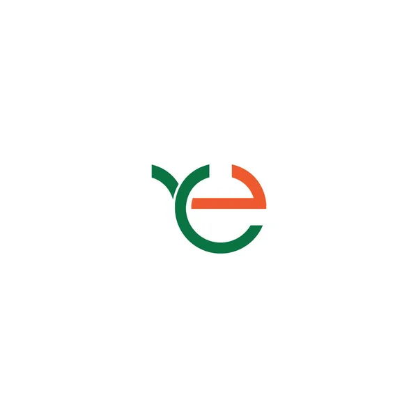 Abstrait Initiale Lettre Monogramme Alphabet Logo Design — Image vectorielle