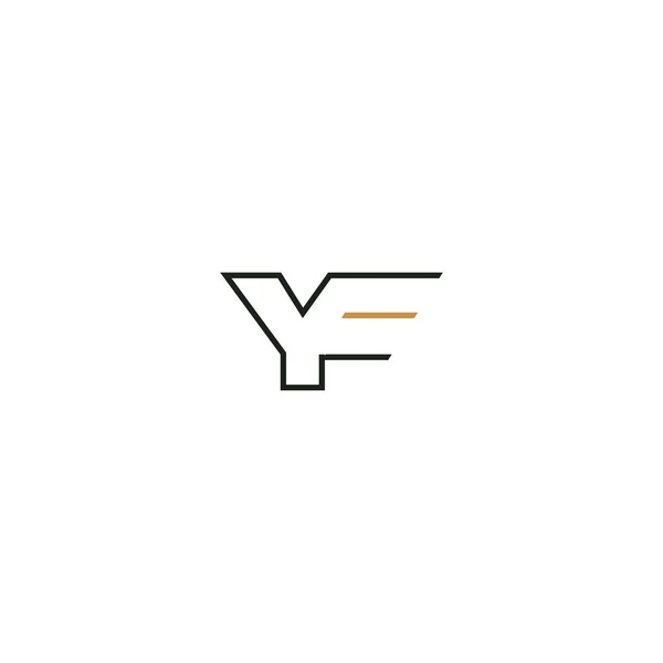 Alphabet Letters Initials Monogram Logo — Vettoriale Stock