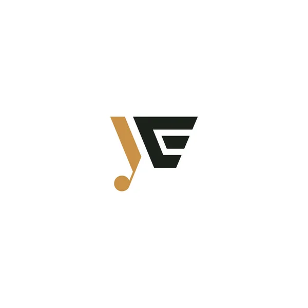 Γραμμάτια Αλφαβητικά Αρχικά Λογότυπο Μονογραφήματος Και — Διανυσματικό Αρχείο