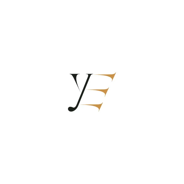 Alfabetsbokstäver Initialer Monogramlogotyp Och — Stock vektor