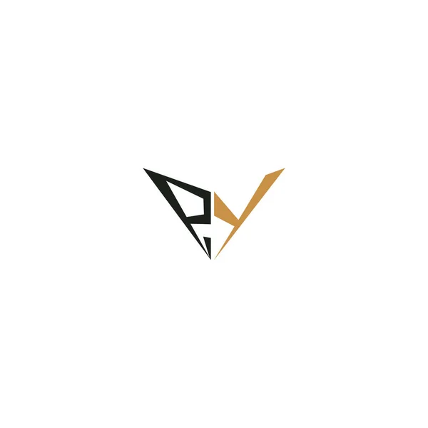 Logotipo Das Iniciais Alfabeto Sim — Vetor de Stock
