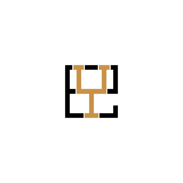 Alphabet Initials Logo — Stockvector