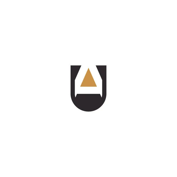 Abstract First Monogram Letter Letter Logo Design — 스톡 벡터