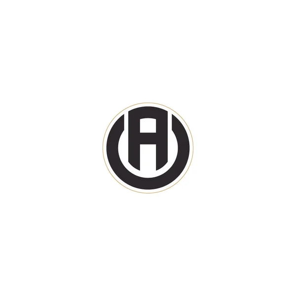 Abstrait Lettre Monogramme Initiale Conception Logo Alphabet — Image vectorielle