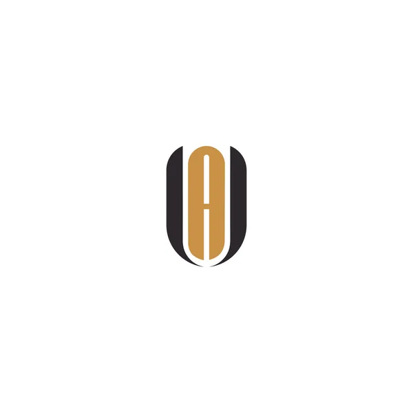 Abstract Initial Monogram Letter Alphabet Logo Design — Vector de stock