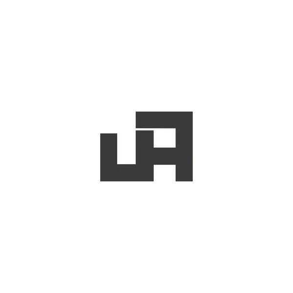 Buchstaben Alphabet Initialen Monogramm Logo Und — Stockvektor