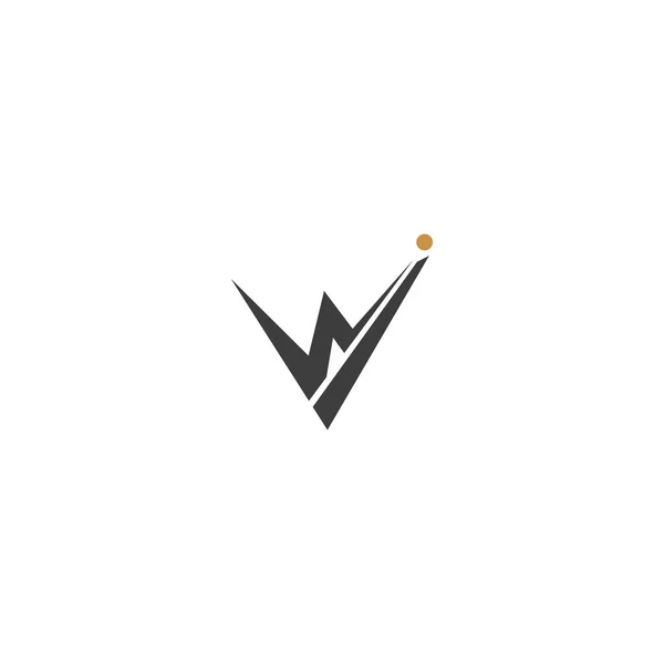 Абстрактная Начальная Буква Алфавита Дизайн Логотипа — стоковый вектор