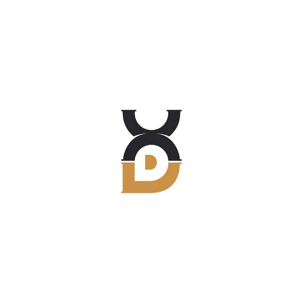 Logotipo Inicial Del Alfabeto — Archivo Imágenes Vectoriales