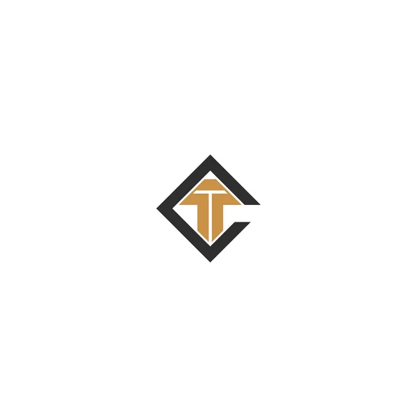 Αφηρημένο Αρχικό Σχέδιο Λογότυπου Γραμμάτων Μονογράμματος Αλφαβήτου — Διανυσματικό Αρχείο