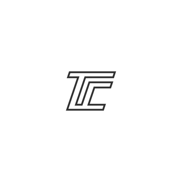 Abecední Písmena Iniciály Logo Monogramu — Stockový vektor