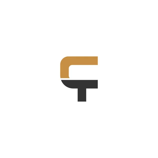 Abstrakcyjny Projekt Logo Alfabetu Liter Monogramu — Wektor stockowy