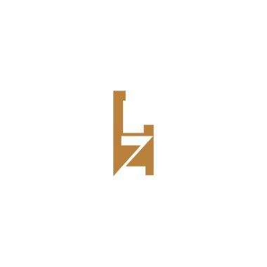Alfabe harfleri Baş harfleri: Monogram logosu LZ, ZL, Z ve L