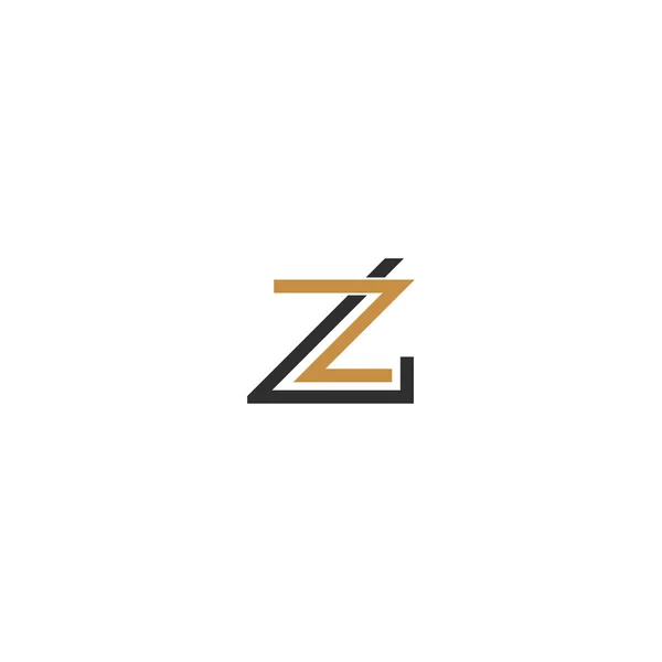 字母首字母标识Zl Z和L — 图库矢量图片
