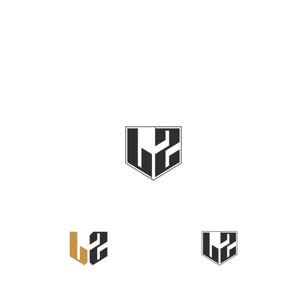 Alphabet Initials Logo — Stock Vector