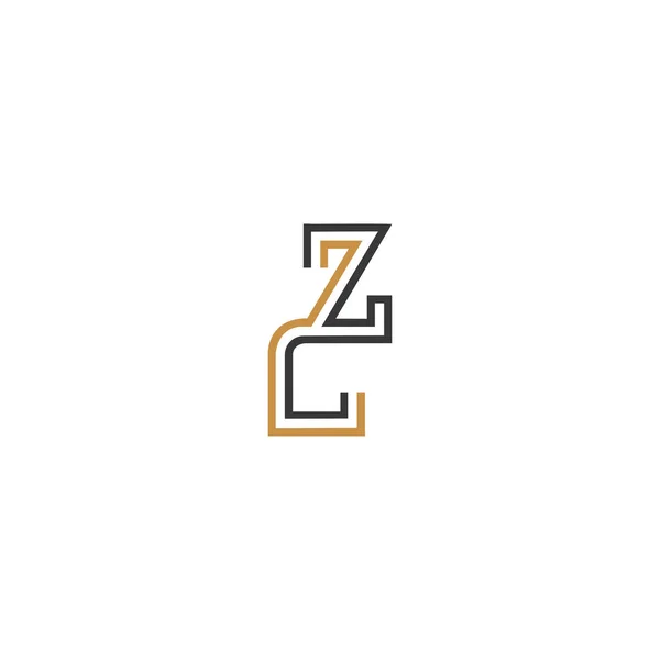 Γραμμάτια Αλφαβητικά Μονογράμματα Λογότυπο — Διανυσματικό Αρχείο