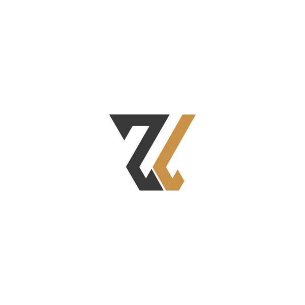 Letras Alfabeto Logotipo Inicial Monograma —  Vetores de Stock