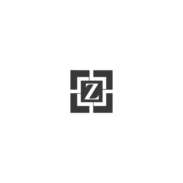 Letras Alfabeto Logotipo Inicial Monograma — Vetor de Stock