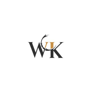 WK veya KW logo ve simge tasarımı
