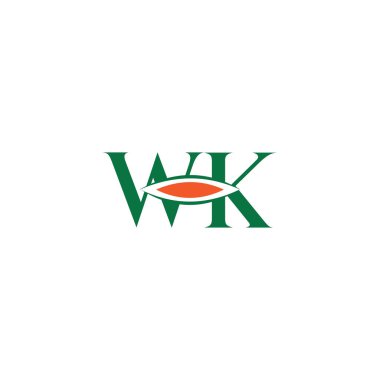 WK veya KW logo ve simge tasarımı