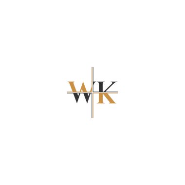 WK veya KW logo ve simge tasarımı