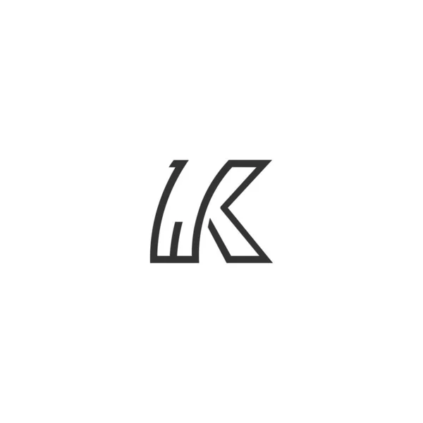 Alfabetet Bokstäver Initialer Monogram Logotyp Och — Stock vektor