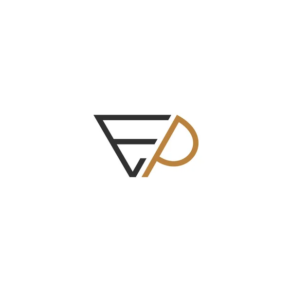 Alfabetet Ursprunglig Logotyp Och — Stock vektor