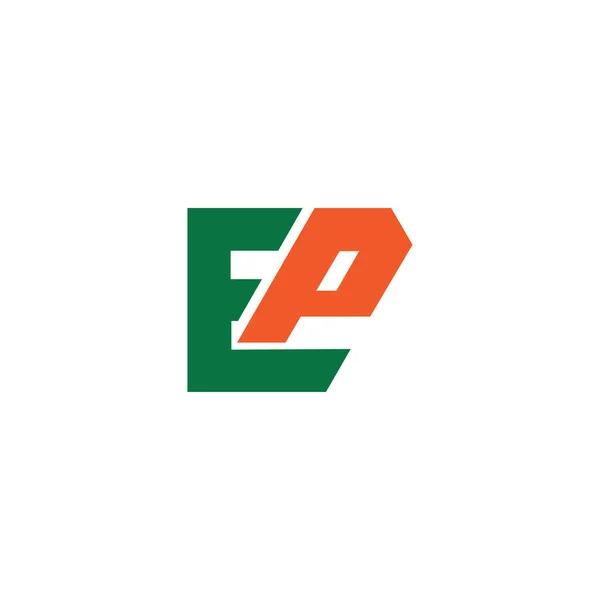 Abstrait Lettre Monogramme Initiale Alphabet Logo Design — Image vectorielle