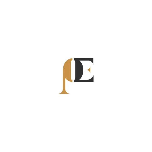Буквы Алфавита Initials Monogram Logo — стоковый вектор
