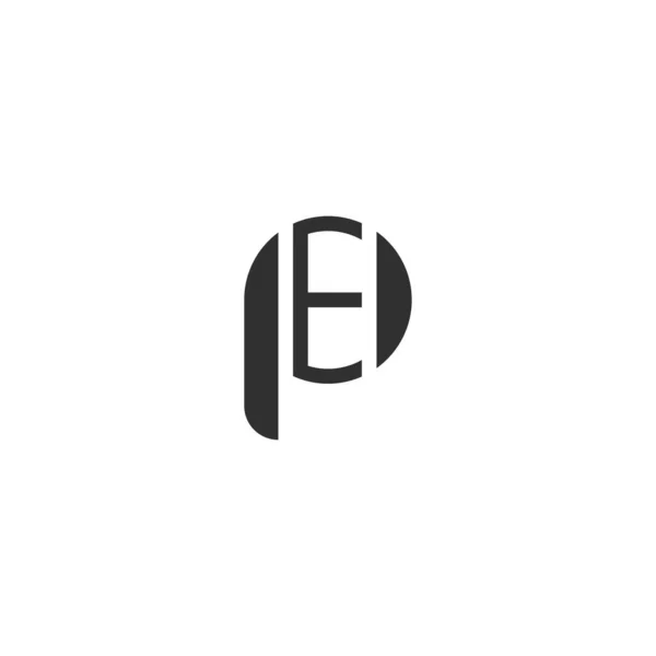 Huruf Alfabet Inisial Logo Monogram Dan - Stok Vektor