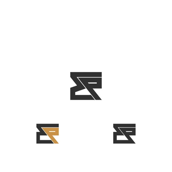 Buchstaben Alphabet Initialen Monogramm Logo Und — Stockvektor