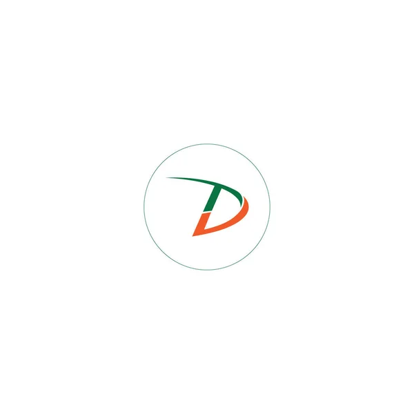 Abstrak Huruf Monogram Awal Desain Logo - Stok Vektor