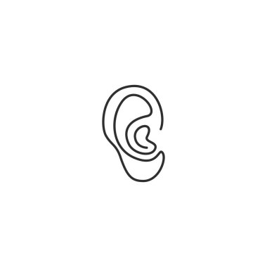 Ear Hearing Logo Creative Design Template Vector