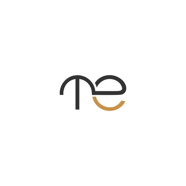 Logotipo Das Iniciais Alfabeto — Vetor de Stock